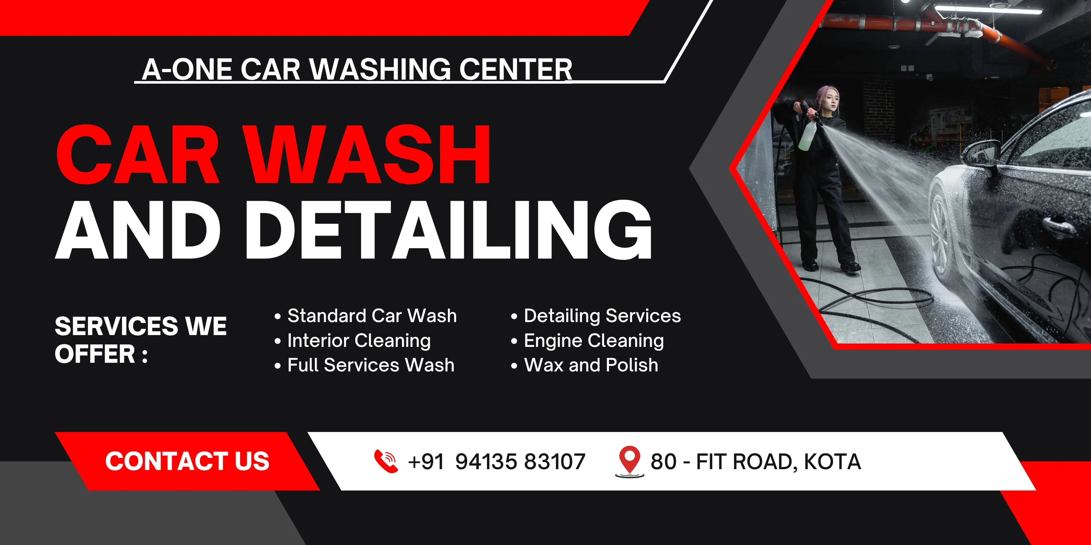 best car washing center kota|